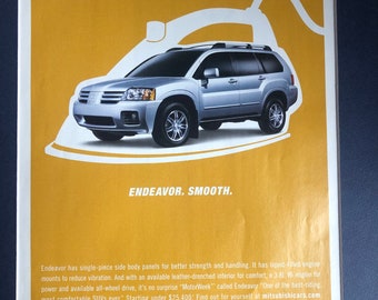 2000's Mitsubishi Endeavor Print Advertisement