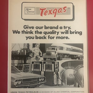 1970&#39;s Texgas / Union Texas Petroleum Advertisement