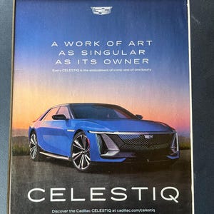 2000s Cadillac Celestiq original print Advertisement