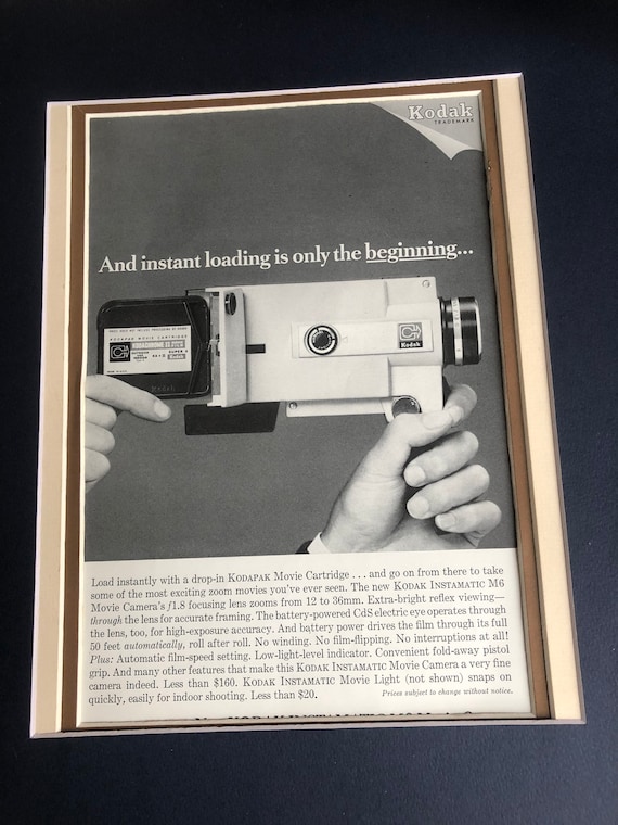 1960's Kodak Instamatic M6 Movie Camera Advertisement Hong Kong - Main Image