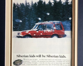 1990's Land Rover Discovery Advertisement "Siberian kids will be Siberian kids"