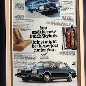 1970&#39;s Buick Skylark Print advertisement