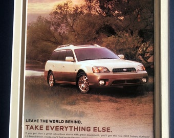 2000&#39;S Subaru Outback L.L. Bean Edition Advertisement