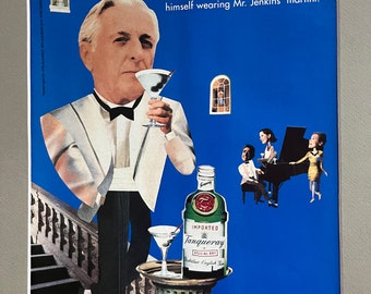 1990's Tanqueray Print Advertisement