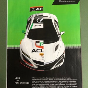 2000&#39;s Acura NSX Print Advertisement
