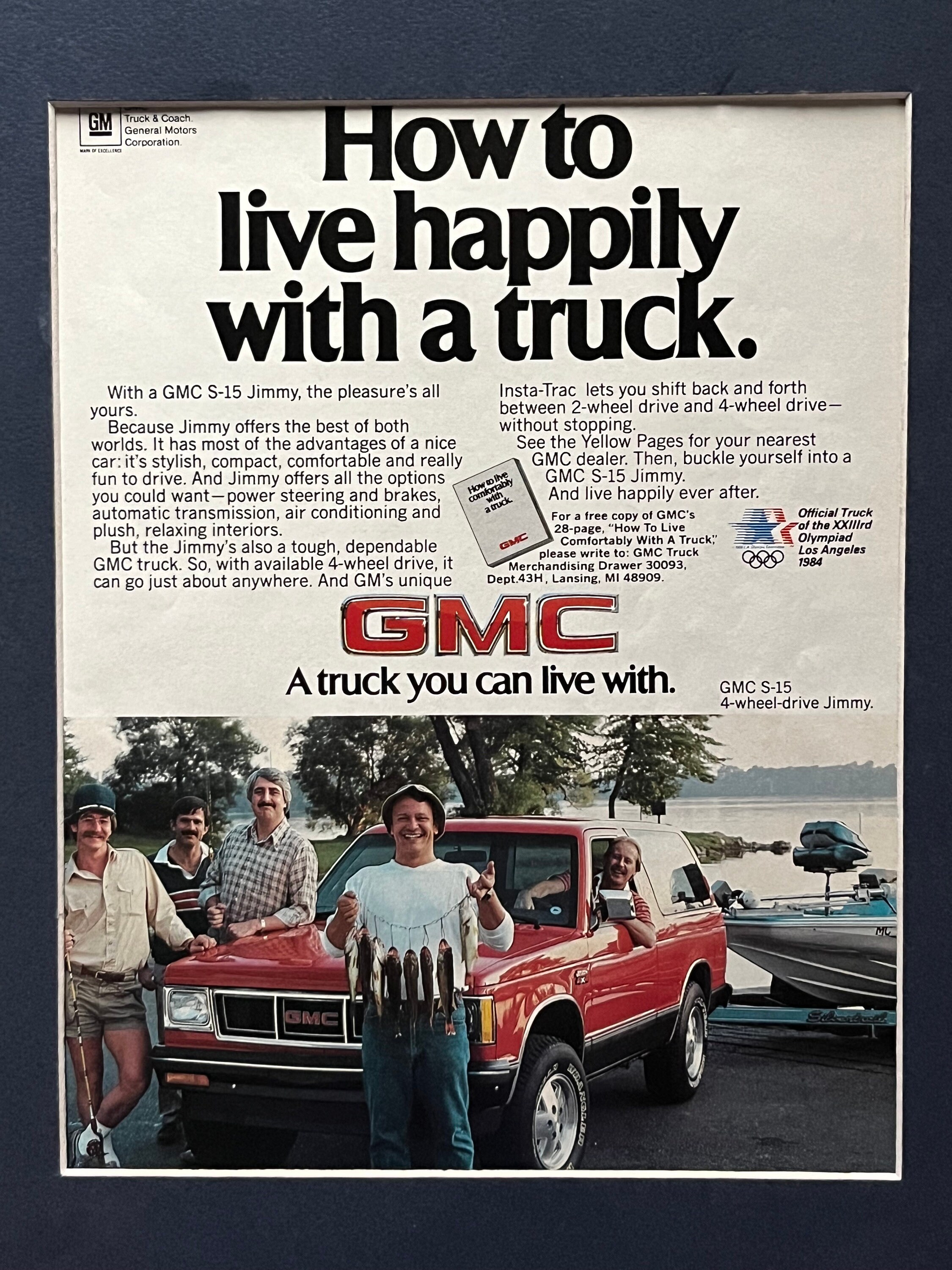 1980's GMC S-15 Jimmy Vintage Advertisement - Etsy