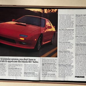 1989 Mazda RX-7 Advertisement