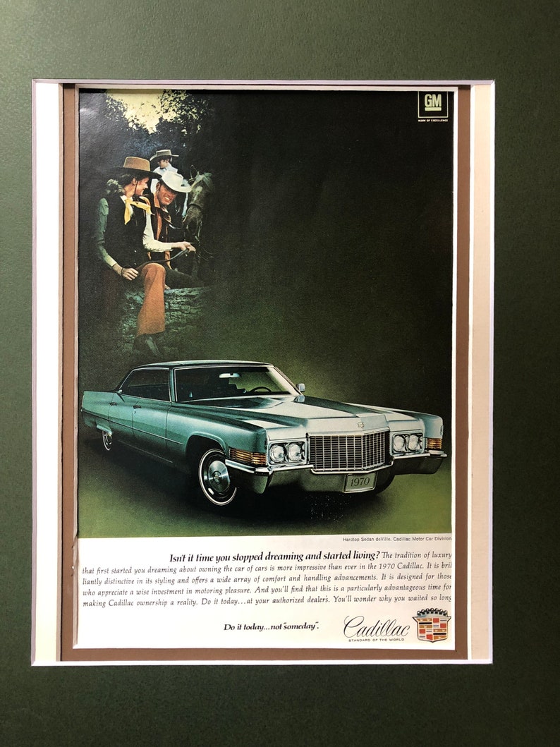 1970/'s Cadillac DeVille Advertisement