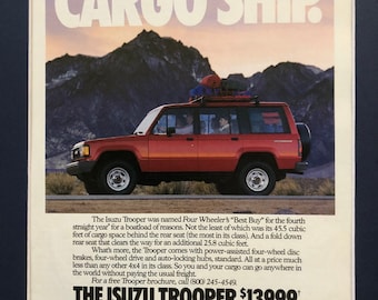 1990&#39;s Isuzu Trooper Advertisement &quot;Cargo Ship&quot;