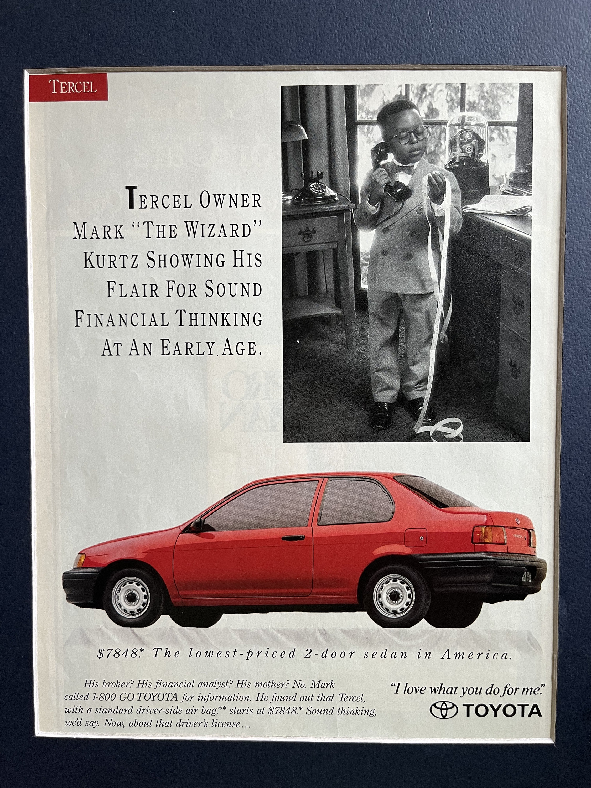 1990's Toyota Tercel Advertisement - Etsy