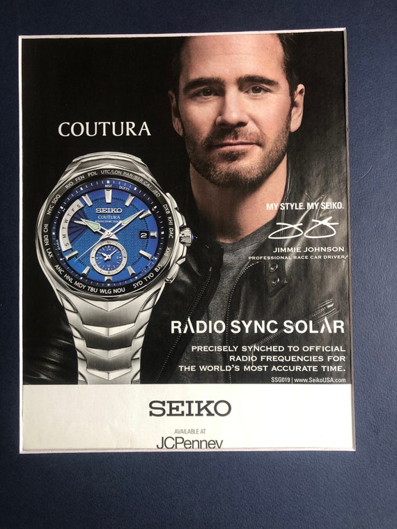 2000's Jimmie Johnson Coutura Watch Advertisement - Etsy Australia