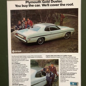 1970&#39;s Plymouth Duster Advertisement