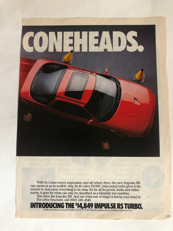 1990's Isuzu Impulse RS Advertisement 