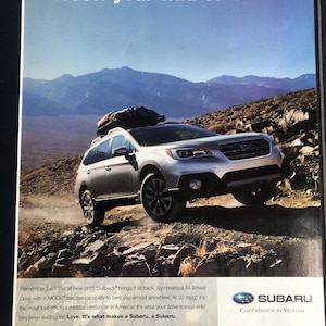 00&#39;s Subaru Outback Advertisement