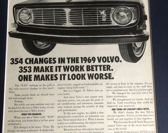 1960's Volvo original print advertising