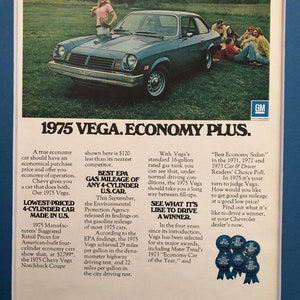 1970&#39;s Chevy Vega Print Advertisement