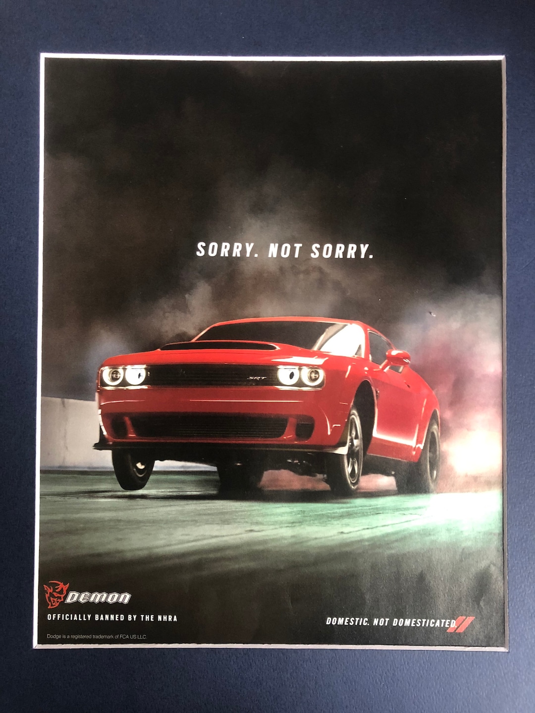 2000's Dodge Challenger SRT Print Advertisement 
