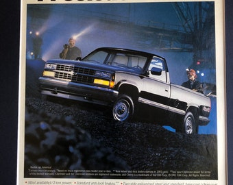 1990's Chevy Pickup Truck 4x4  advertisement "Precious Metal"