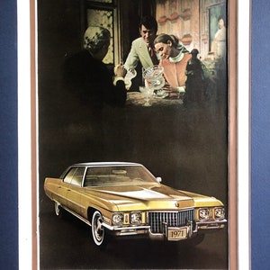 1970&#39;s Cadillac Sedan deVille Advertisement