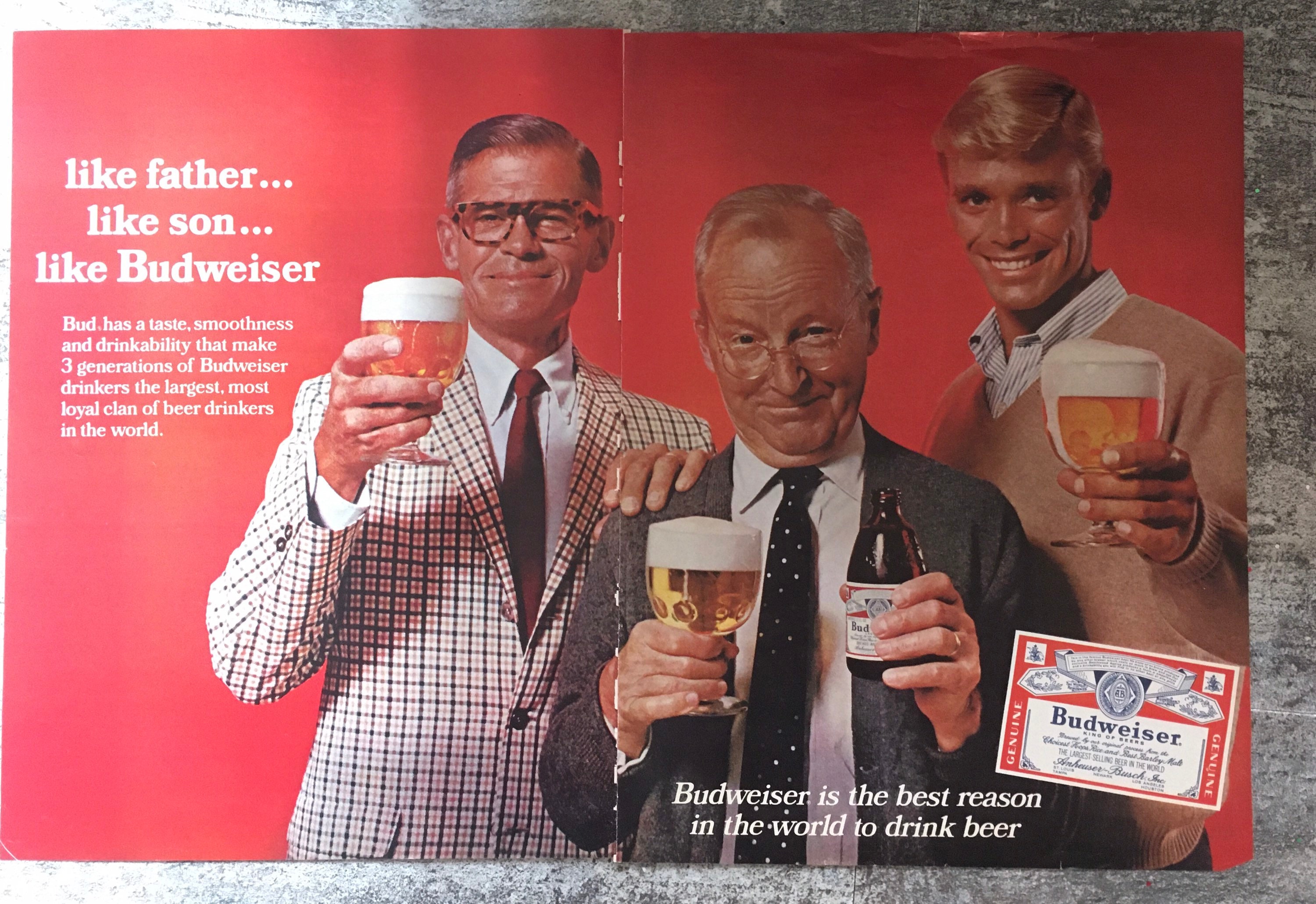 1960 Budweiser Beer - Etsy