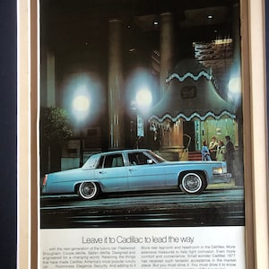1970&#39;s Cadillac print advertisement