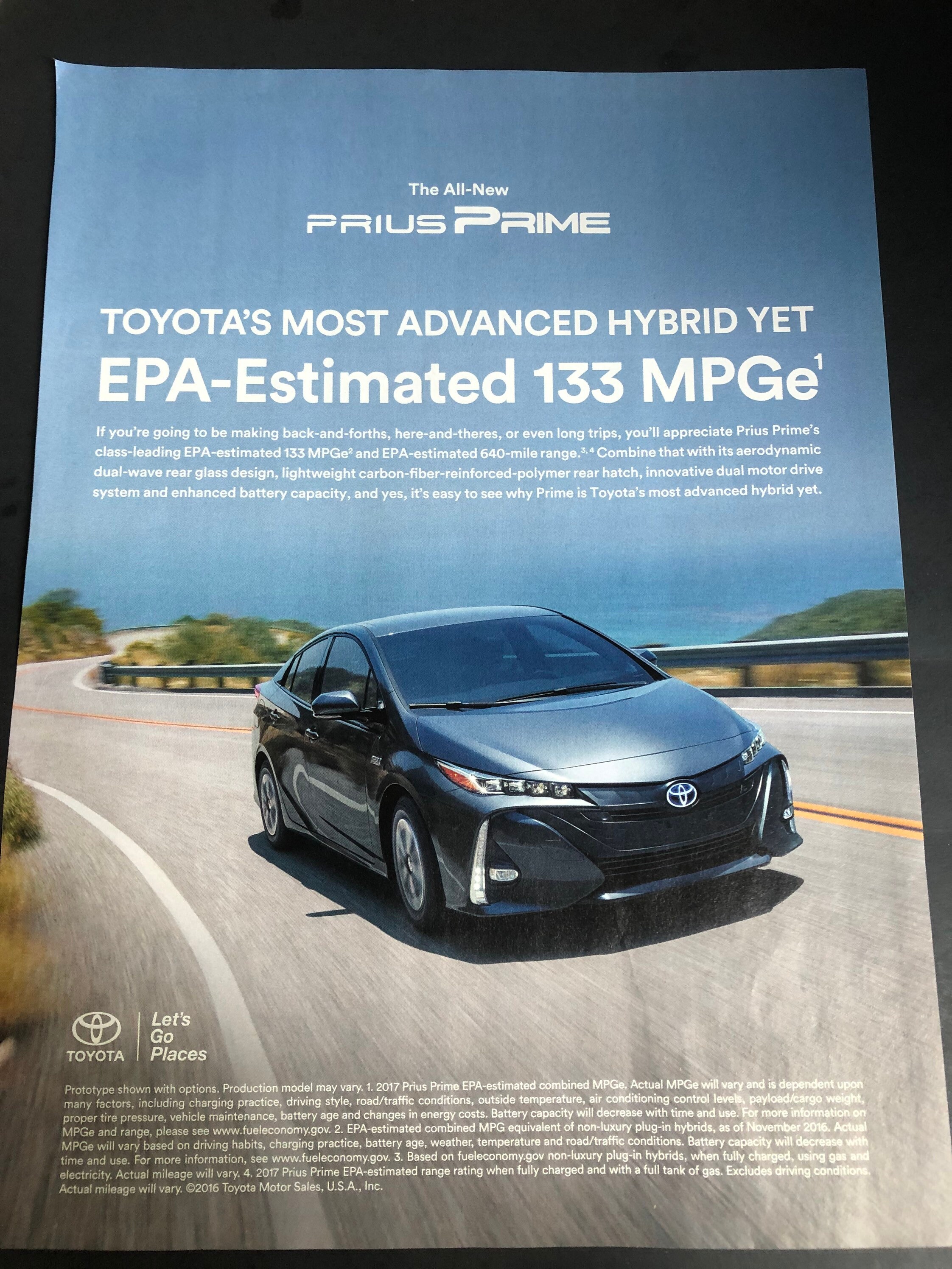 2000's Toyota Prius Prime Advertisement - Etsy