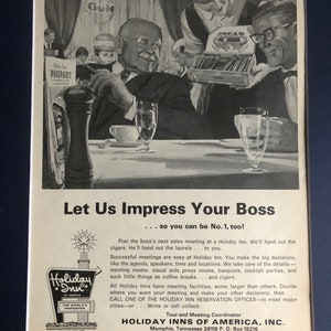 1960&#39;s Holiday Inn Print Advertisement