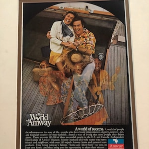 1970&#39;s Amway Print Advertisement &quot;A world of Success&quot;