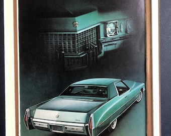 1970&#39;s Cadillac Coupe DeVille Advertisement