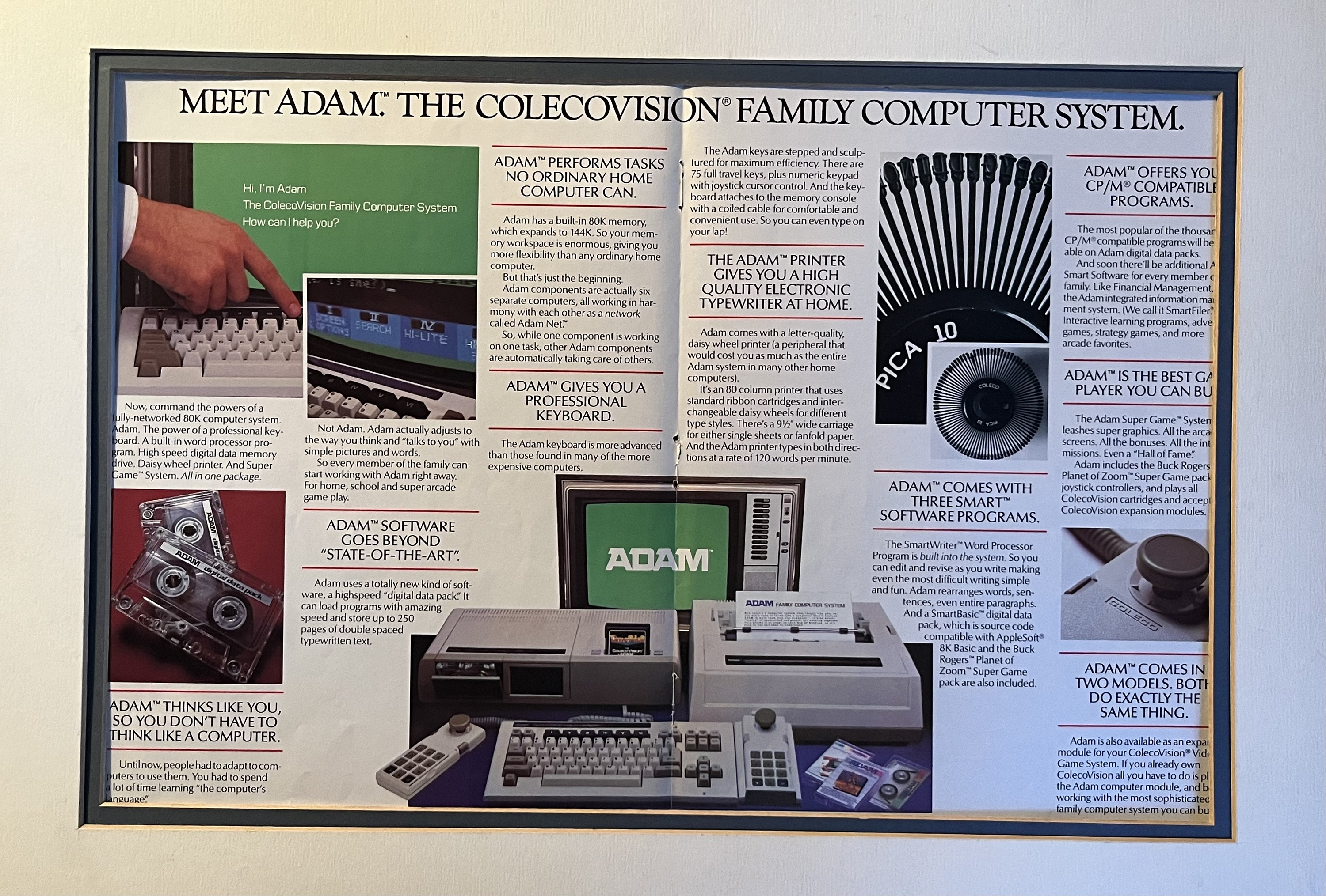 1980's Adam, Colecovision Family Computer System Print
