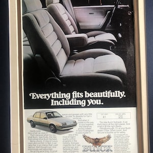 1980&#39;s Buick Skyhawk Advertisement