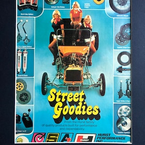1970&#39;s Street Goodies Hurst Advertisement