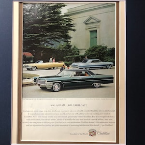 1960&#39;s Cadillac DeVille Advertisement