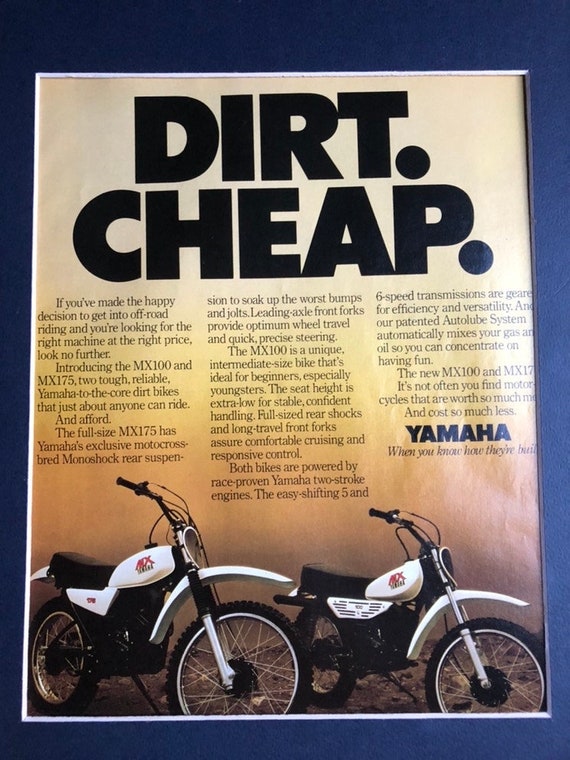 1970's Yamaha Print Advertisement 