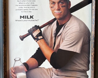 1990's Cal Ripken Jr Milk Promotion Advertisement