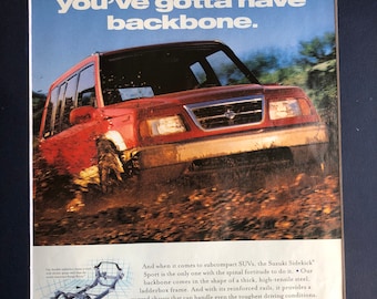 90's Suzuki Sidekick Advertisement