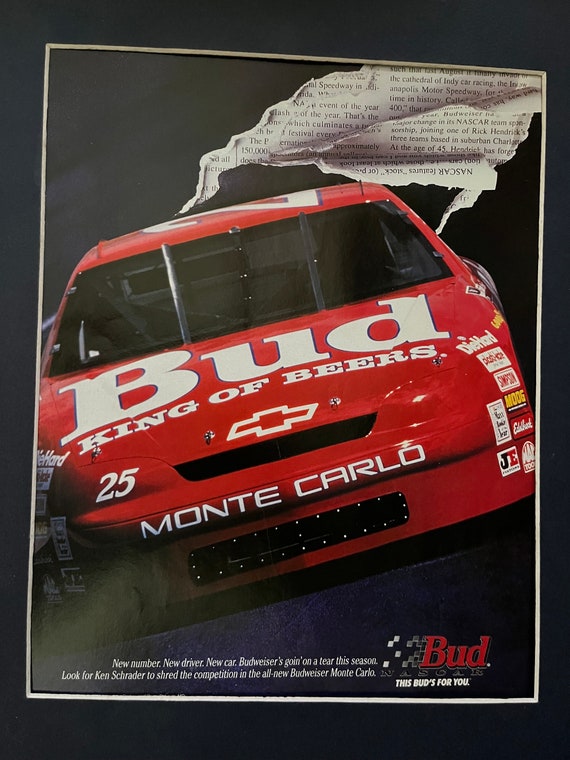 1990's Budweiser Advertisement Ken Schradernew Number