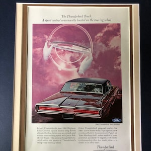 1960&#39;s Ford Thunderbird Advertisement &quot;The Thunderbird Touch&quot;