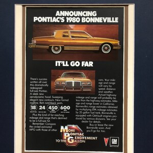 1980&#39;s Pontiac Bonneville print advertisement