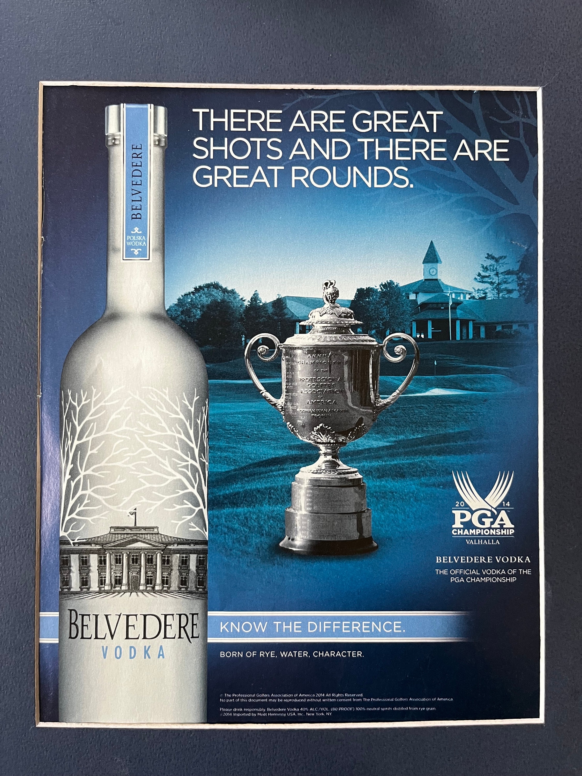 BELVEDERE VODKA AD #19 RARE 2011 OUT OF PRINT
