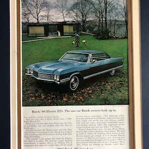 1960&#39;s Buick Electra 225 print advertisment