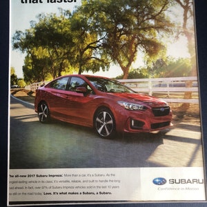 00&#39;s Subaru Impreza Advertisement &quot;Experience love that lasts&quot;