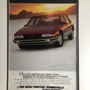 1980&#39;s Pontiac Bonnevillle Advertisement
