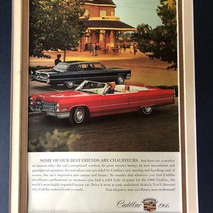 1960&#39;s Cadillac Advertisement &quot;Some of our best friends are chauffeurs&quot;