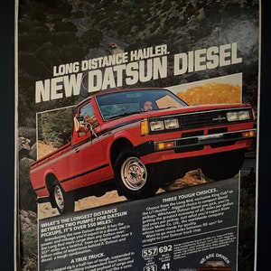 1980&#39;s Datsun Diesel Advertisement