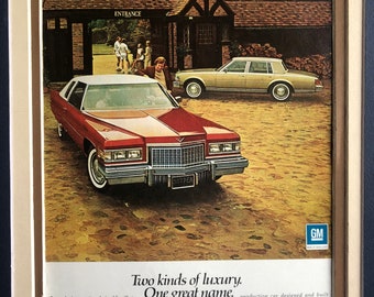 1970&#39;s Cadillac Print Advertisement