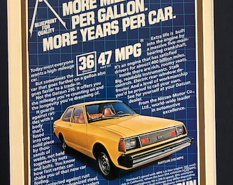 1980&#39;s Datsun 210 Advertisement