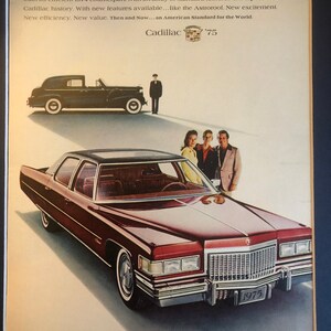 1970&#39;s Cadillac original print Advertisement