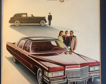 1970&#39;s Cadillac original print Advertisement