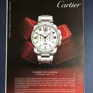 2013 Cartier Chronograph 1904-CH MC Print Advertisement
